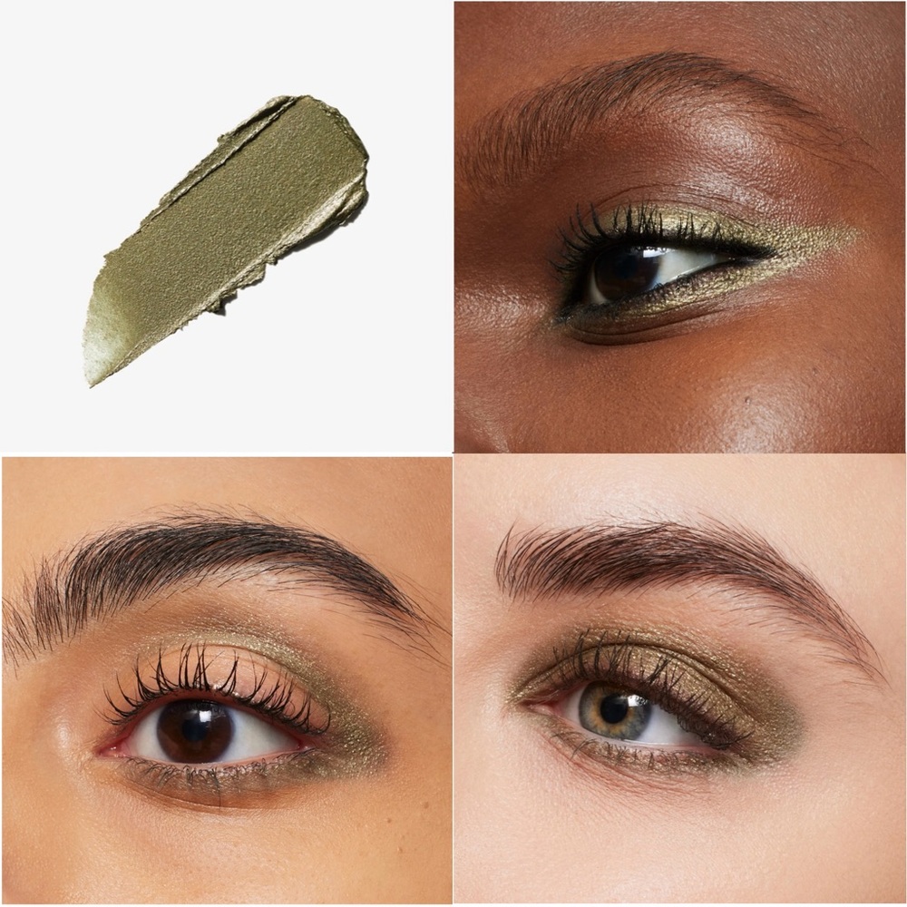 MAC Cosmetics Flirty Martini Chromacrayon Eye Shadow Stick- metallic olive green